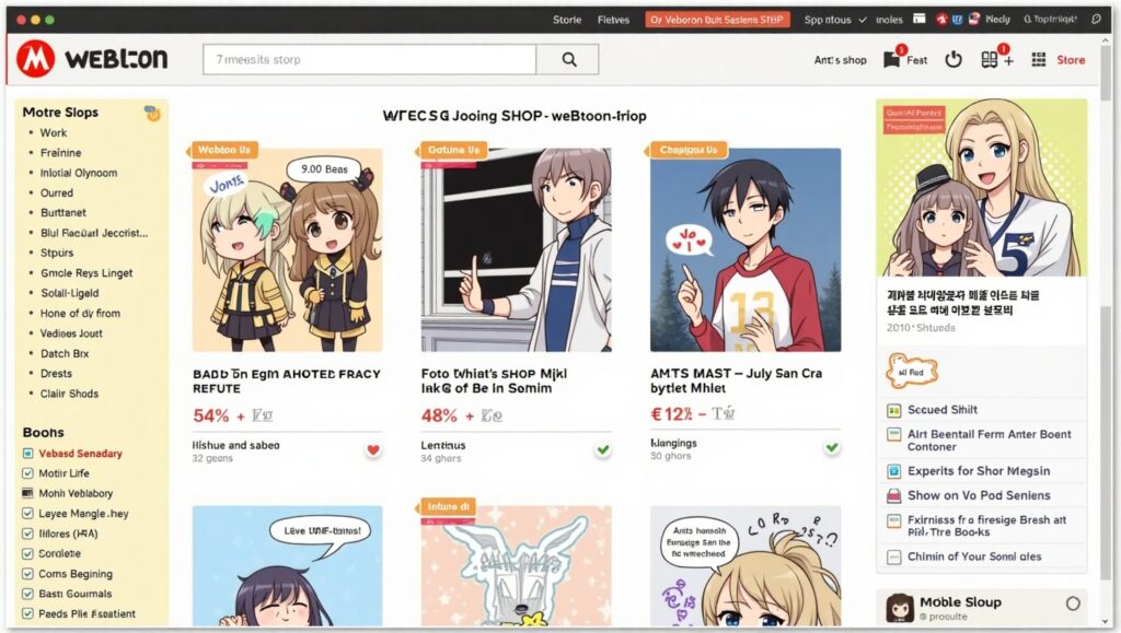 Webtoon Shop