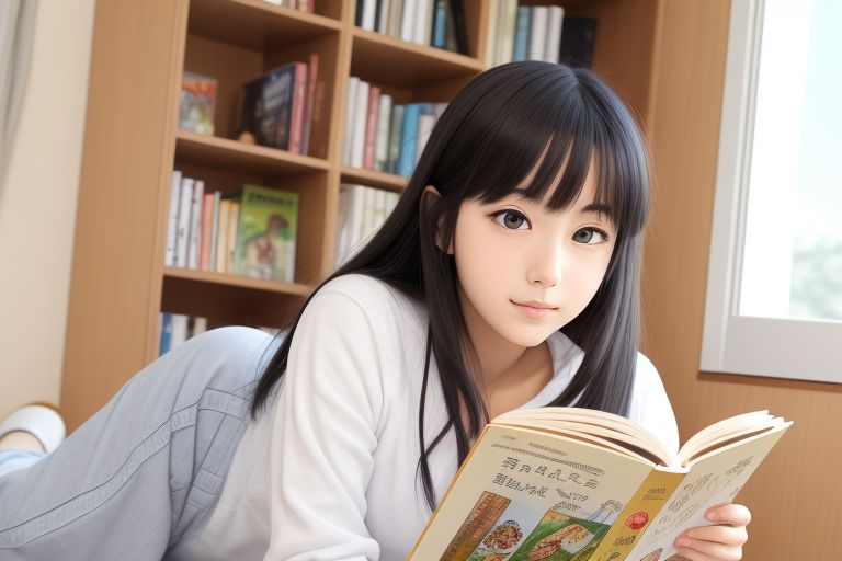 reading my manga