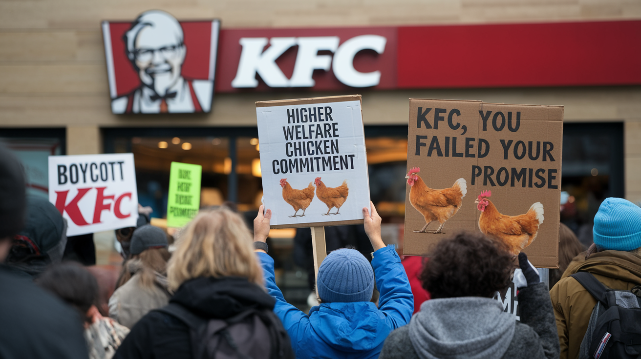 KFC Abandons Commitment to Sourcing Higher-Welfare Chickens in the UK